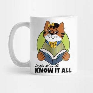 Aspirational Know It All Girl Mug